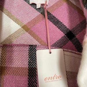 Entro Shacket - pink plaid